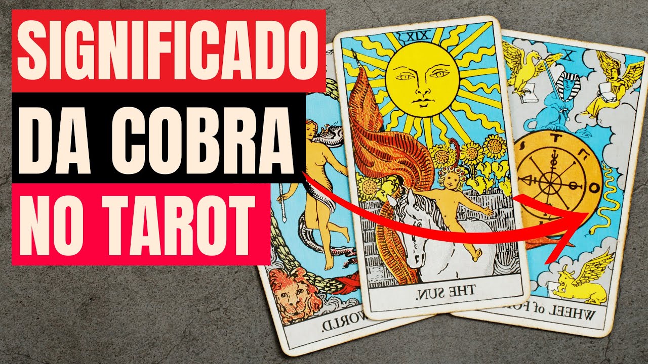 Live #054: Descubra o SIGNIFICADO DA COBRA nas Cartas do Tarot