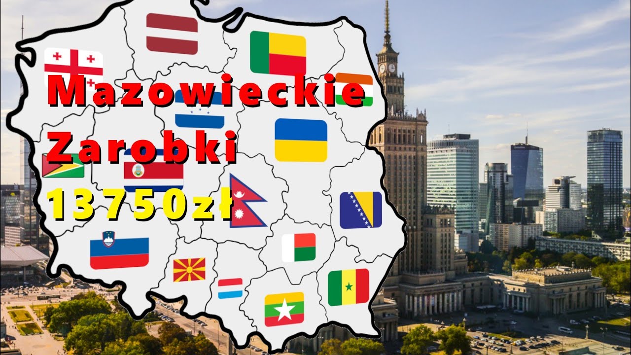 PKB Polskich Wojew&oacute;dztw + Zarobki Na Mieszkańca #top #poland #pkb #polska #money #2024 #free