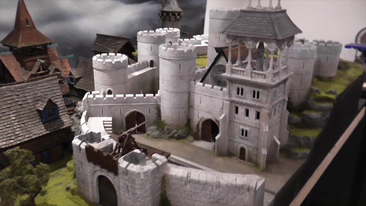 LOTR Castle Battleboards Part-1 Lake Town Village