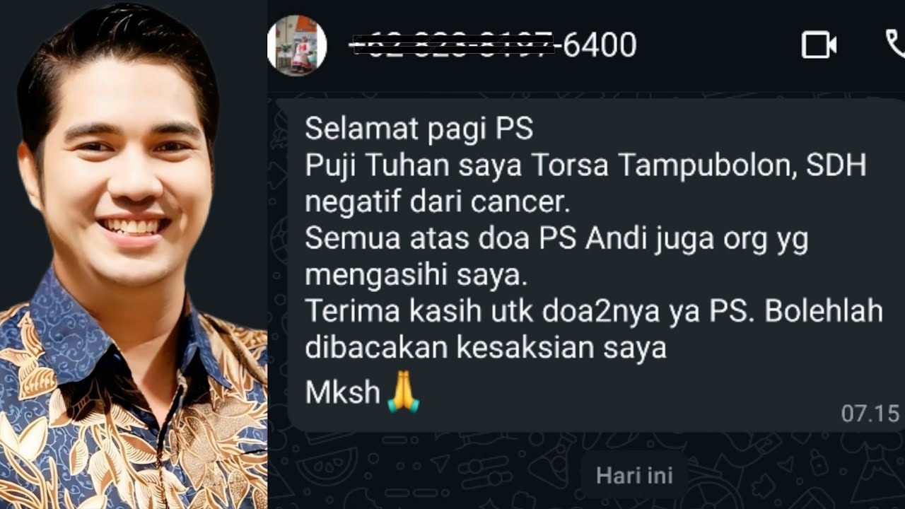 Terbaru Cancer bisa hilang  || ini adalah Pelayanan DOA Live Streaming untuk anda