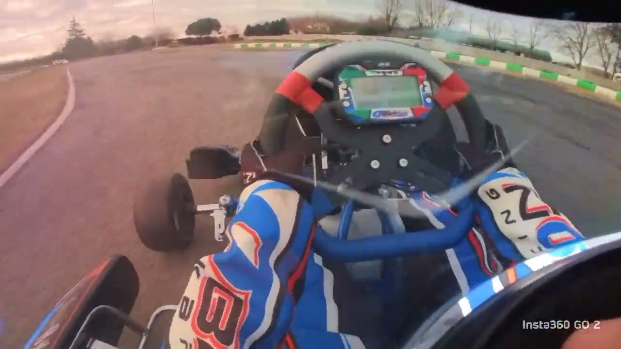 POV Helmetcam Pomposa con kart KZj 80