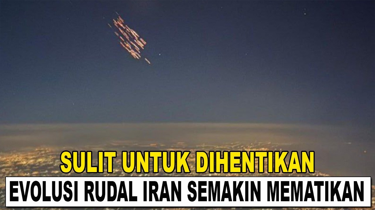Rudal Iran Pecah di Udara! Pilot Israel Tangkap Momen Submunisi Hujani Langit