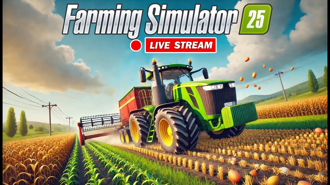 🔴   Prvy FARMING stream v roku 2025 :)  Farming Simulator 25