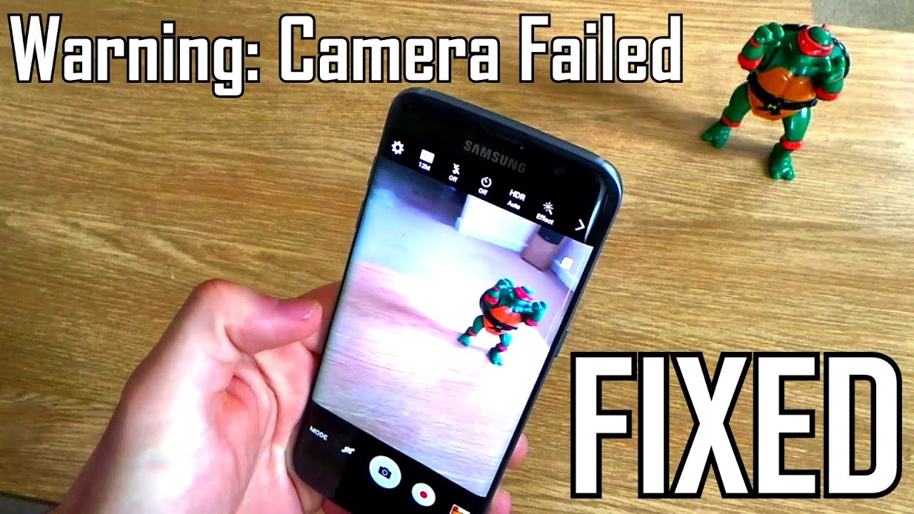 Samsung Galaxy S9 S8 S7 Edge S6 S5 Warning: Camera Failed FIXED. Simple steps showing how to do this