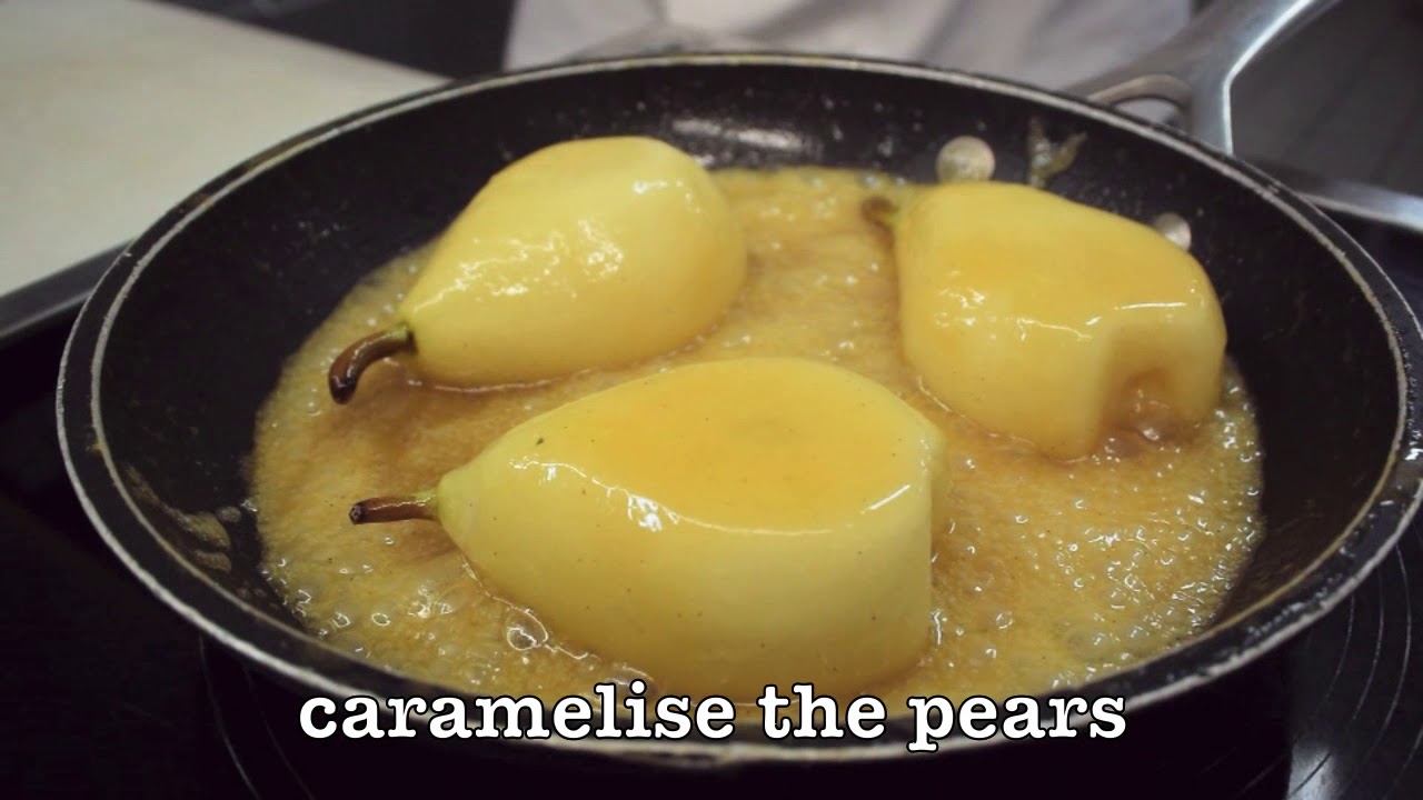 Rocha Pear Confit by Chef Micha&euml;l Bartocetti of Shangri-La Hotel Paris