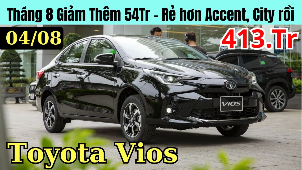 ✅Giá xe Toyota Vios 2025 Lăn Bánh Tháng 8 | Giảm Thêm Tiền Mặt 50Tr | Rẻ hơn Accent và City luôn rồi