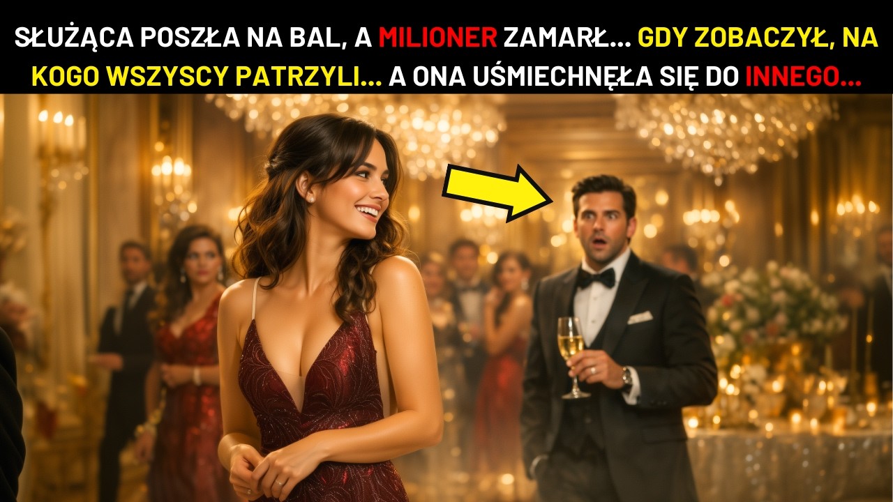 POKORNA SŁUŻĄCA POSZŁA NA BAL, A MILIONER ZASTYGŁ GDY WSZYSCY PATRZYLI NA NIĄ...UŚMIECH DO INNEGO...