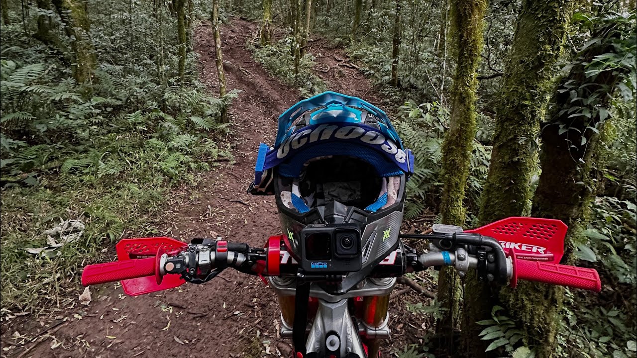 CRF 250R - Trilha Samuara e Forqueta - Solo - Liso é apelido!!!! 