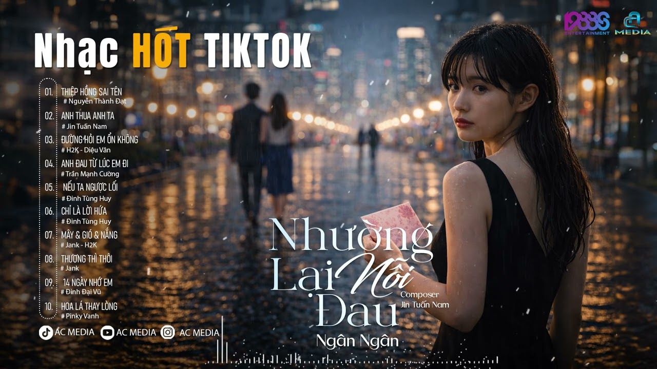 NHƯỢNG LẠI NỖI ĐAU - EM THUA CÔ TA - THIỆP HỒNG SAI TÊN - ANH THUA ANH TA | NHẠC BUỒN CHILL