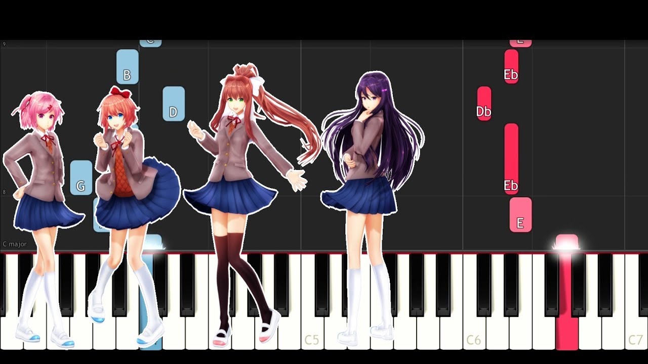 Doki Doki Literature Club - Sayo-nara (Piano Tutorial)