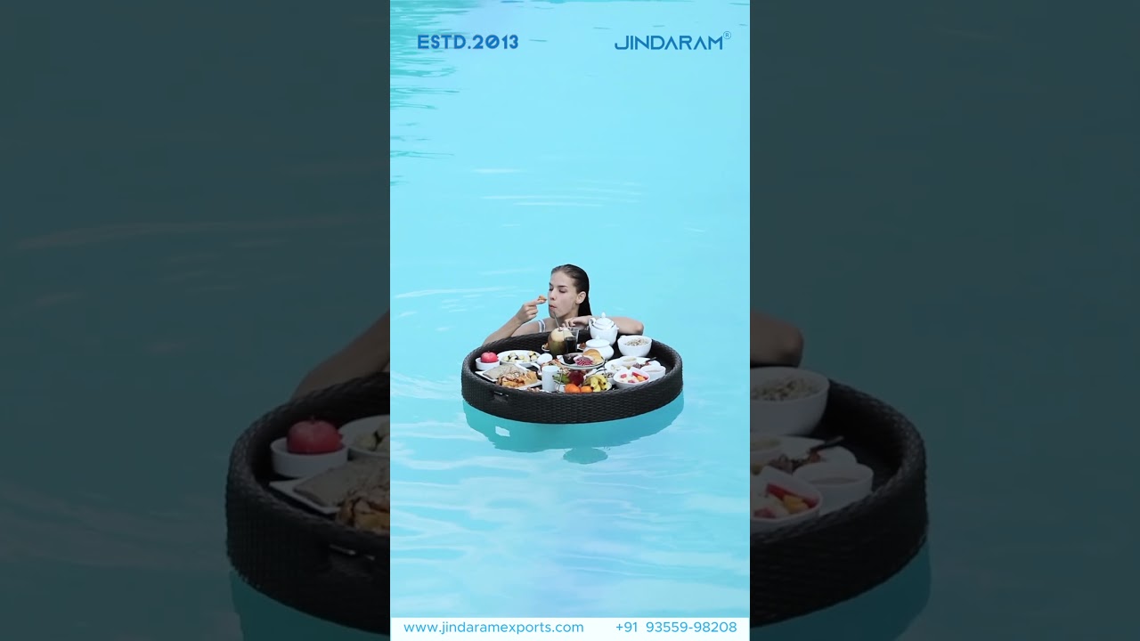 Round floating tray 100 cm by JINDARAM #2024newoutdoorfurniture