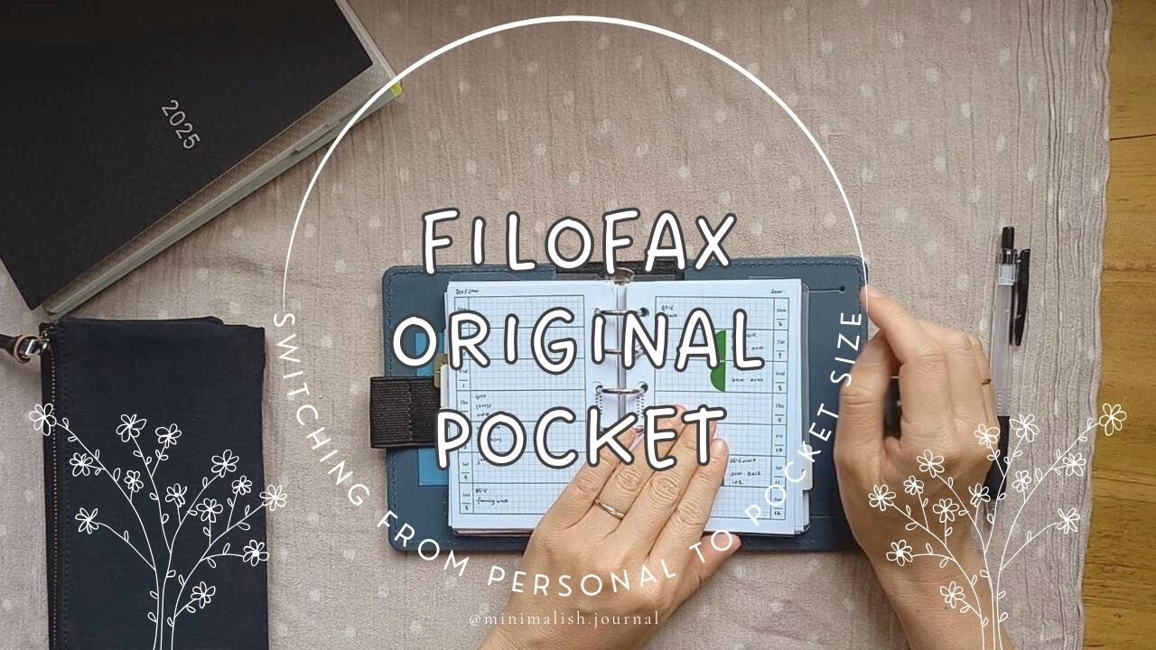 Switching from Personal size to Pocket size! Filofax rings planner adventure