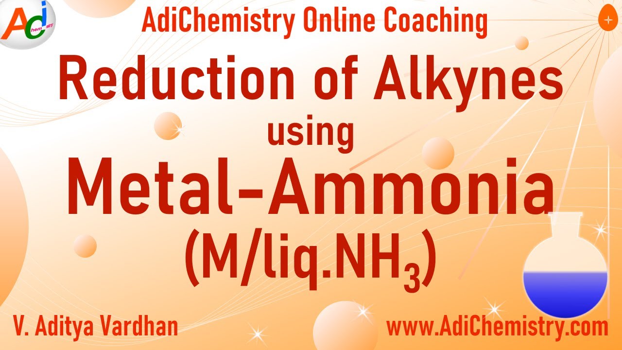 Metal ammonia reduction of alkynes to trans alkenes