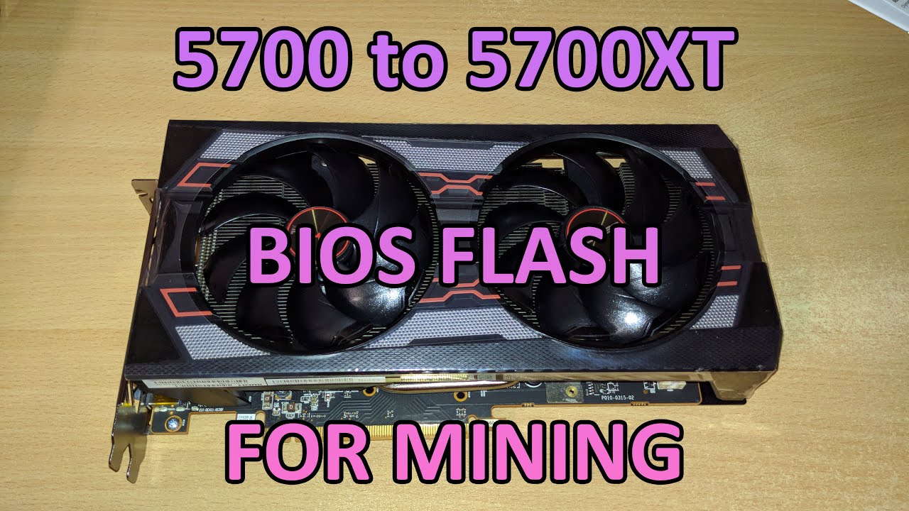 5700 to 5700XT Bios Flash - Ethereum Mining Comparison