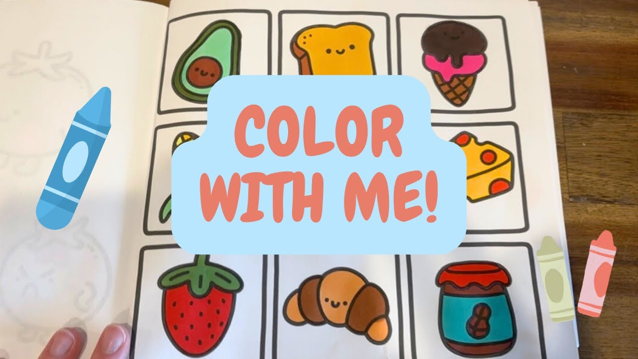 Coloring Little Food Pictures! 