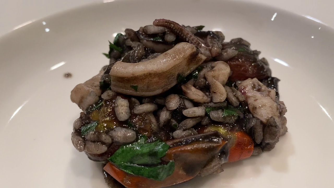 Risotto Squid and Black Ink