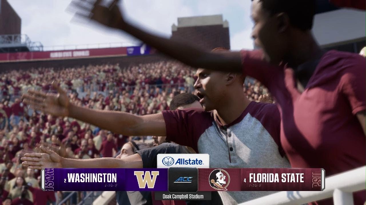 Week 12: 2 Washington @ 4 Florida State