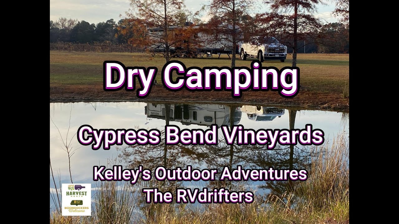 Почему мы постоянно возвращаемся в винодельню Cypress Bend Winery - Harvest Host #kelleysoutdoora...