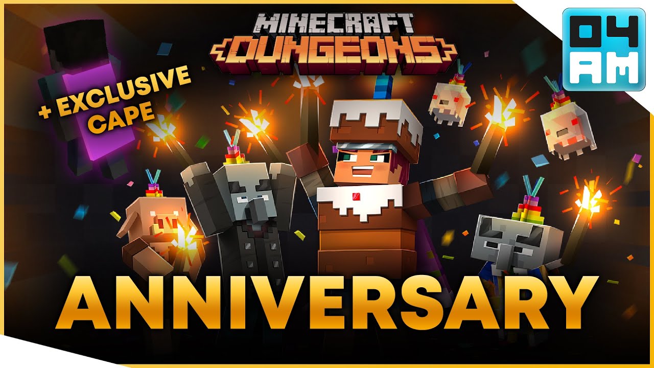 HUGE ANNIVERSARY EVENT - Minecraft Dungeons Exclusive New Seasonal Items & SECRET Cape Tip