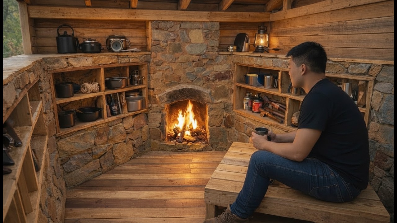 Man Builds a Low Cost Dugout Shelter in 10 Days – Full Step by Step Construction Process