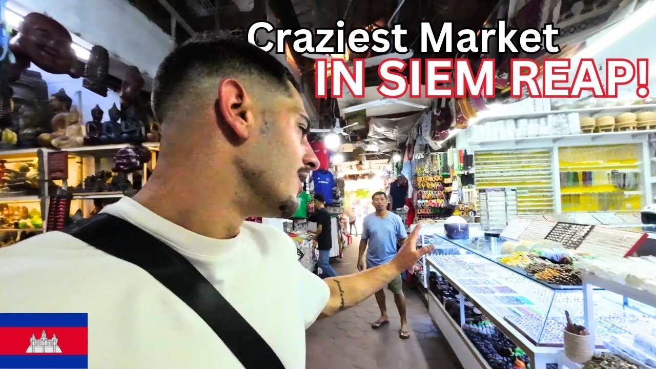 Cambodian Fake Market Hunt in Siem Reap 🇰🇭