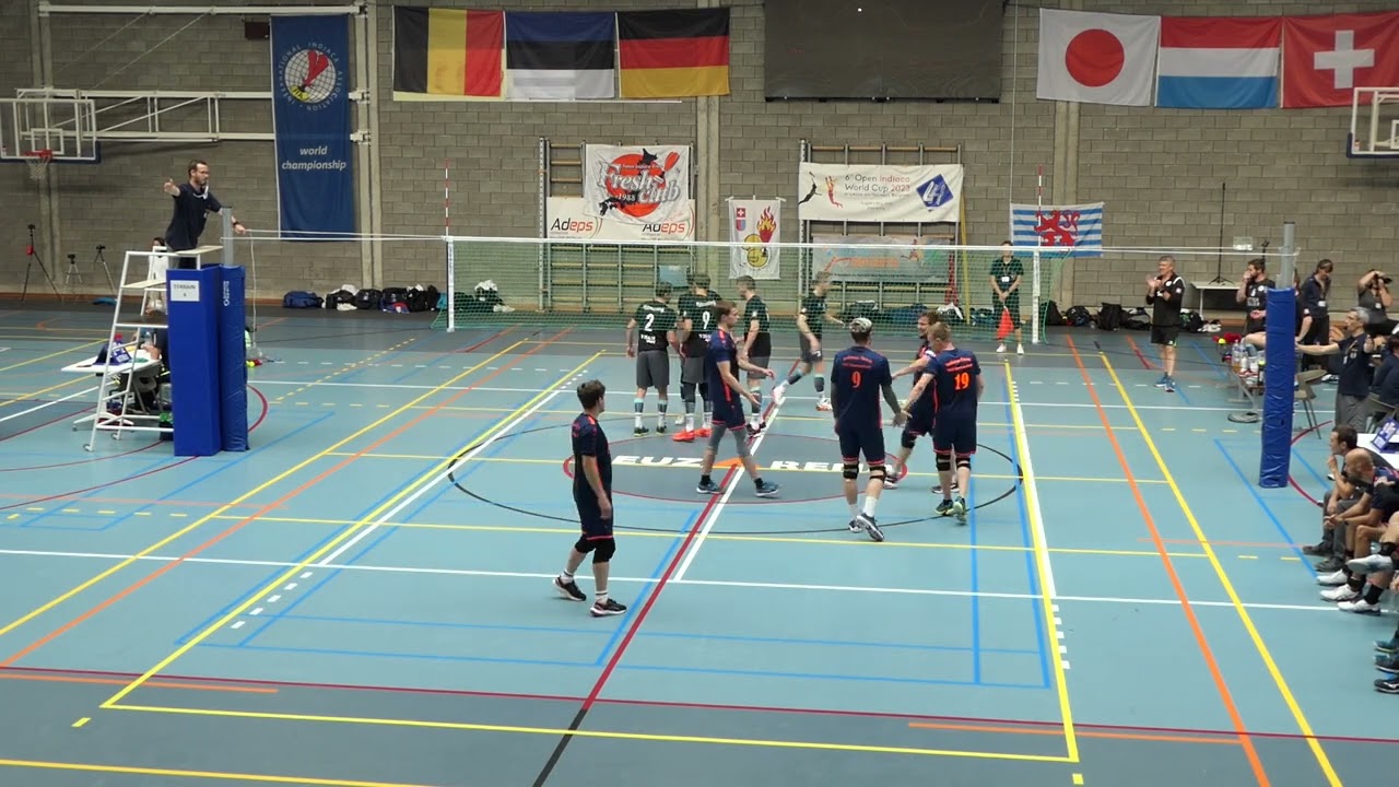 Indiaca WC 2023 Herren Vorrunde TSG Blankenloch - TV Ormalingen Satz. 1