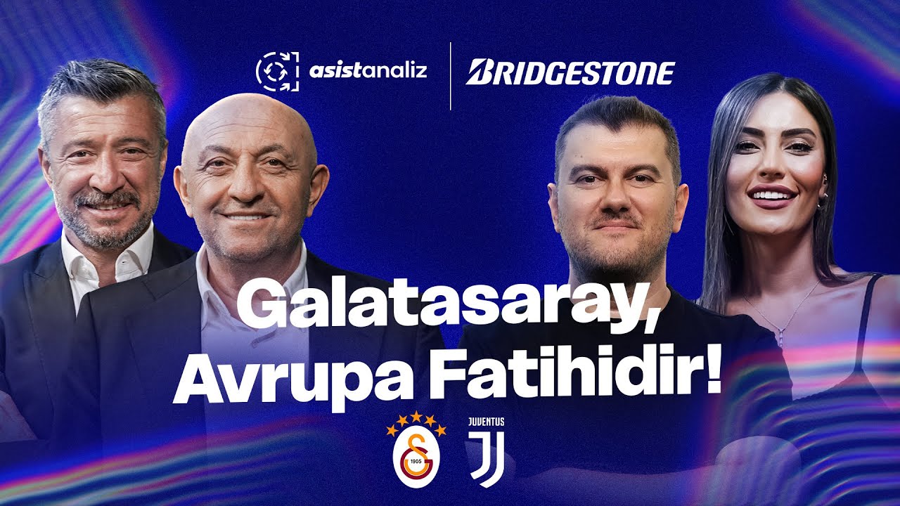 CANLI | Galatasaray 5-2 Juventus | Sinan Engin, Tümer Metin, Sinan Yılmaz, Neslihan Ablay Ciroğlu