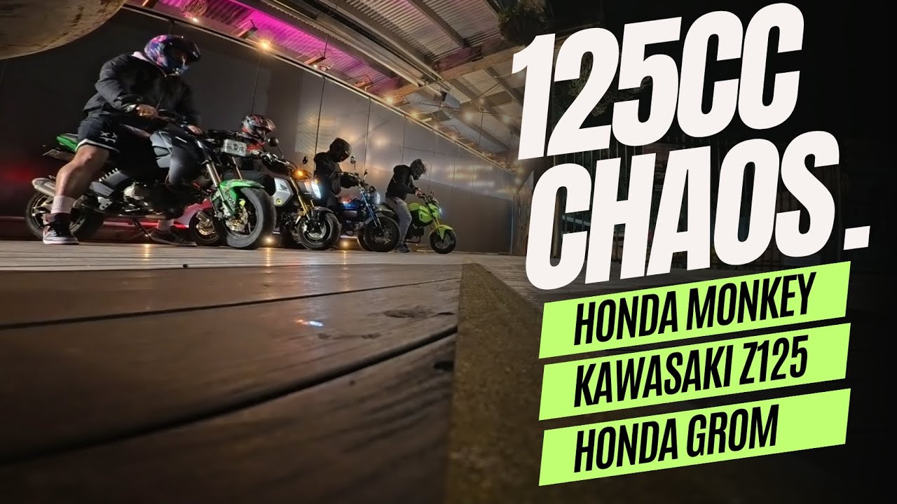 Sydney Mini Moto Mayhem: Groms, Monkey & Z125 Cruise the Streets.