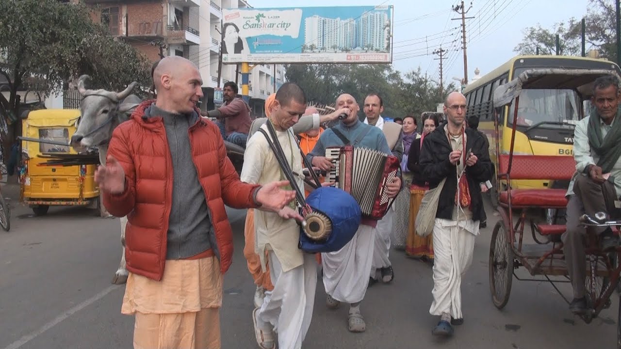 Vrindavan harinama 2 2 2014