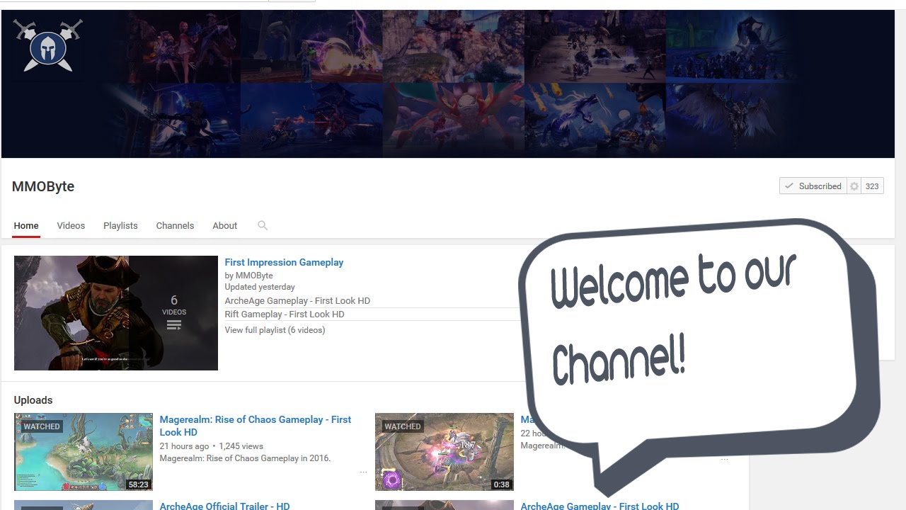 MMOByte Channel Trailer