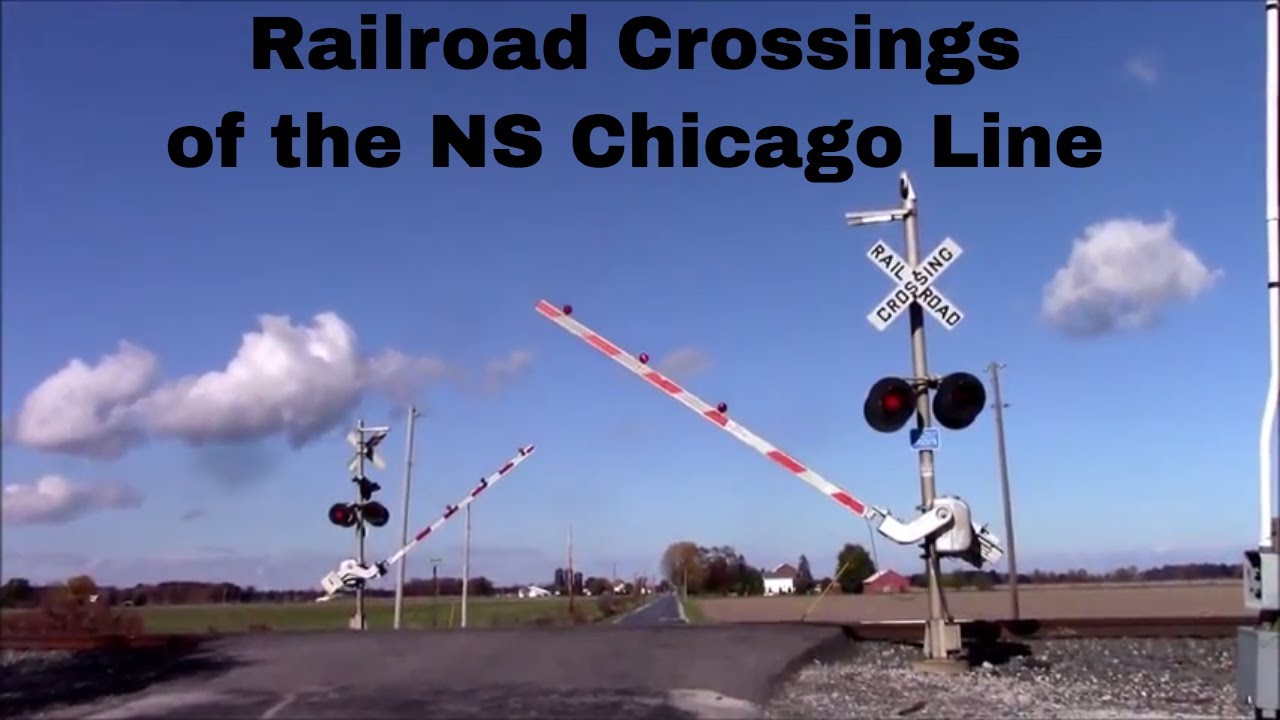 Railroad Crossings of the NS Chicago Line 2016 Part 3