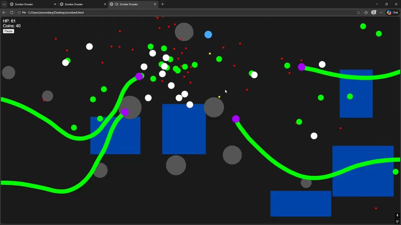 Can Copilot AI Make Games? Part Four, Episode 1: Zombie Survival
