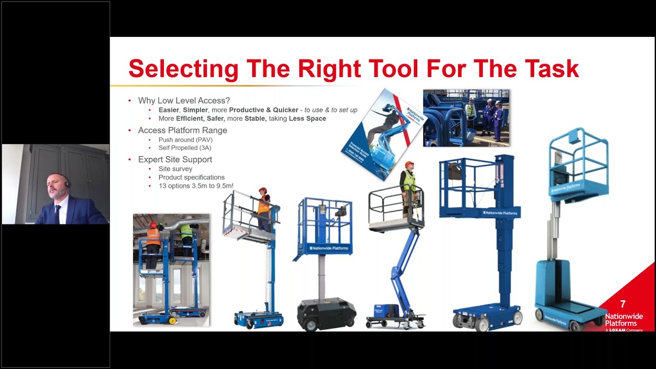 How can you work safer and more effectively at low level?