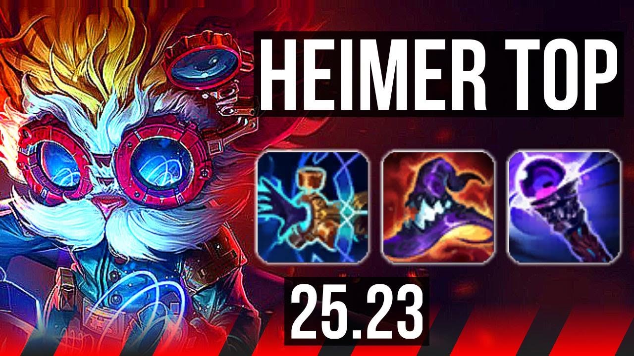 HEIMERDINGER vs ZAAHEN (TOP) | 70k DMG, 8 solo kills | KR Master | 25.23
