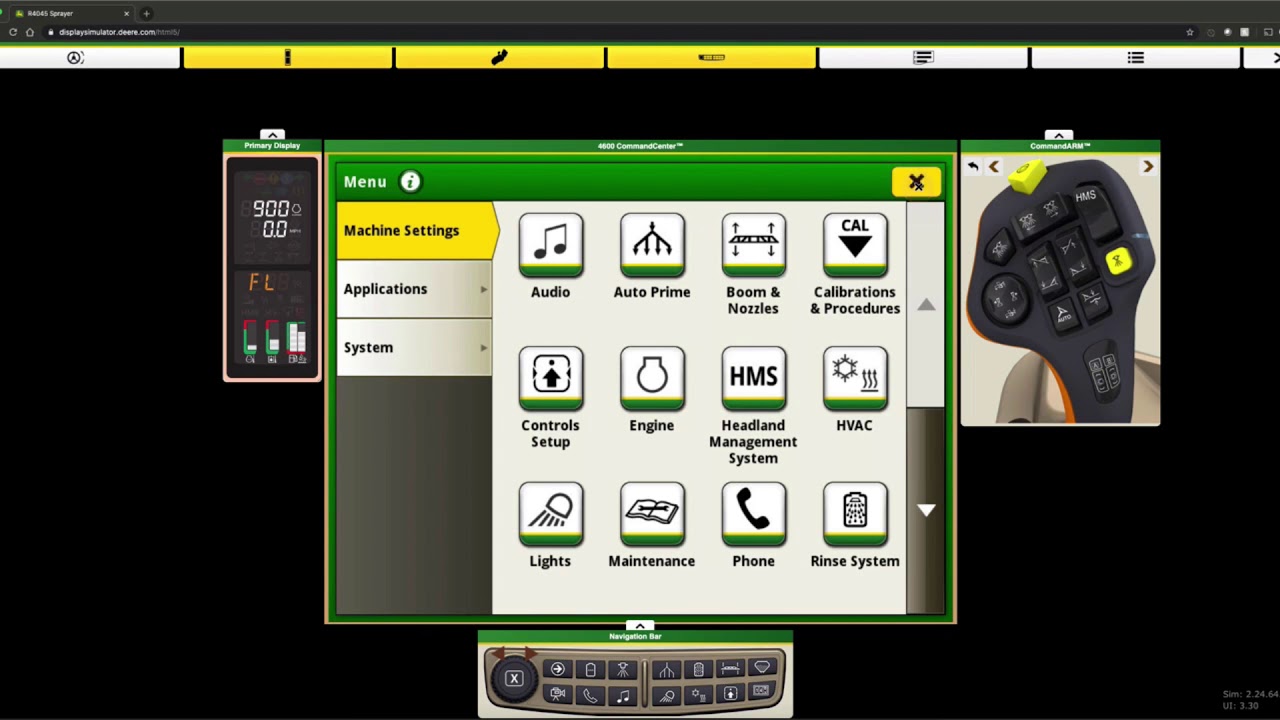 R Series Sprayers - Headland Management System and Hydro Handle Overview