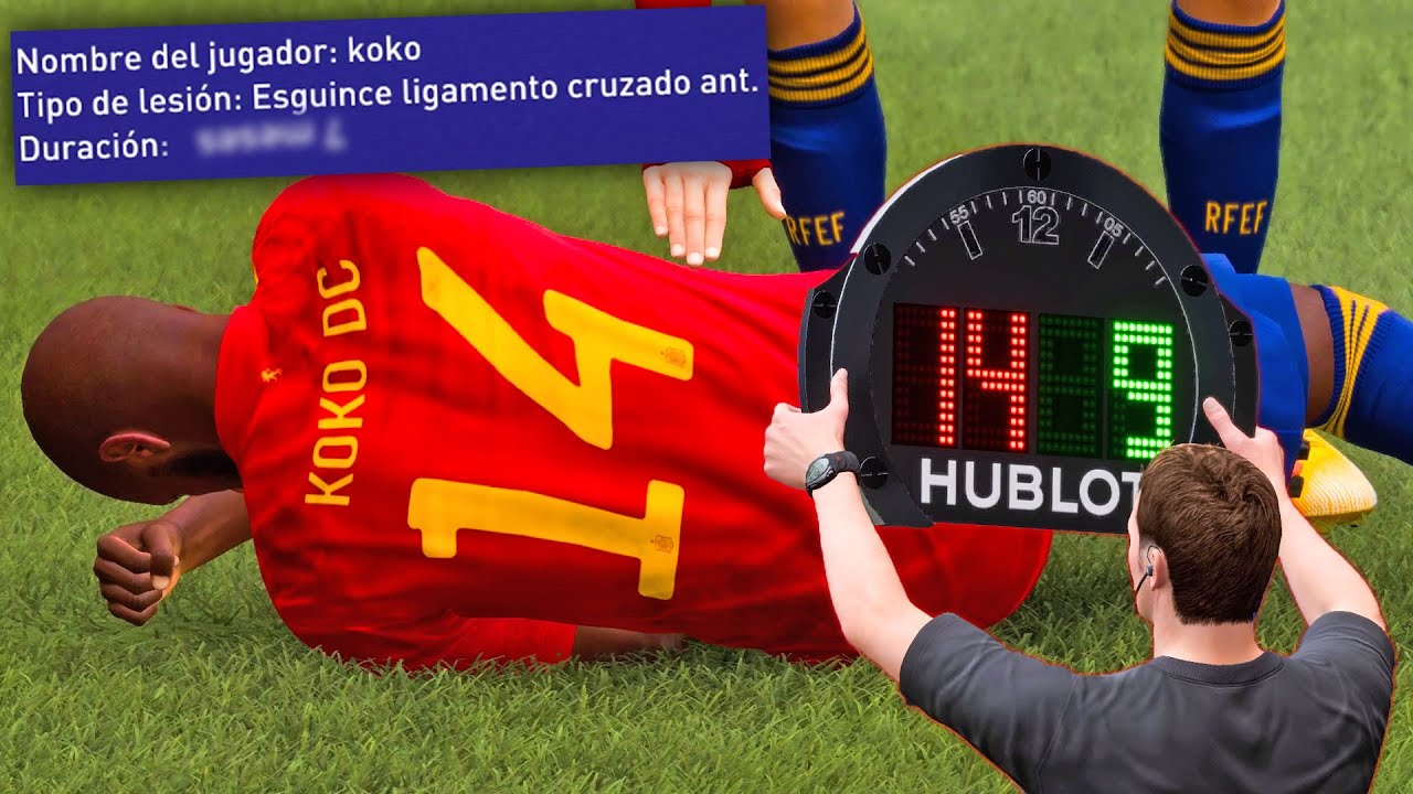KOKO se LESIONA con la SELECCI&Oacute;N ESPA&Ntilde;OLA... FINAL del Modo Carrera Fifa 21? #19
