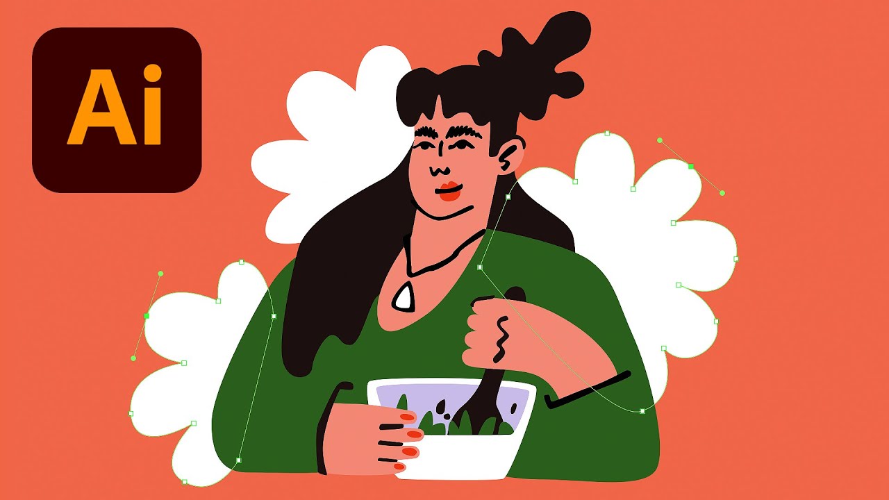 Design a flat illustration like this (Illustrator tutorial)