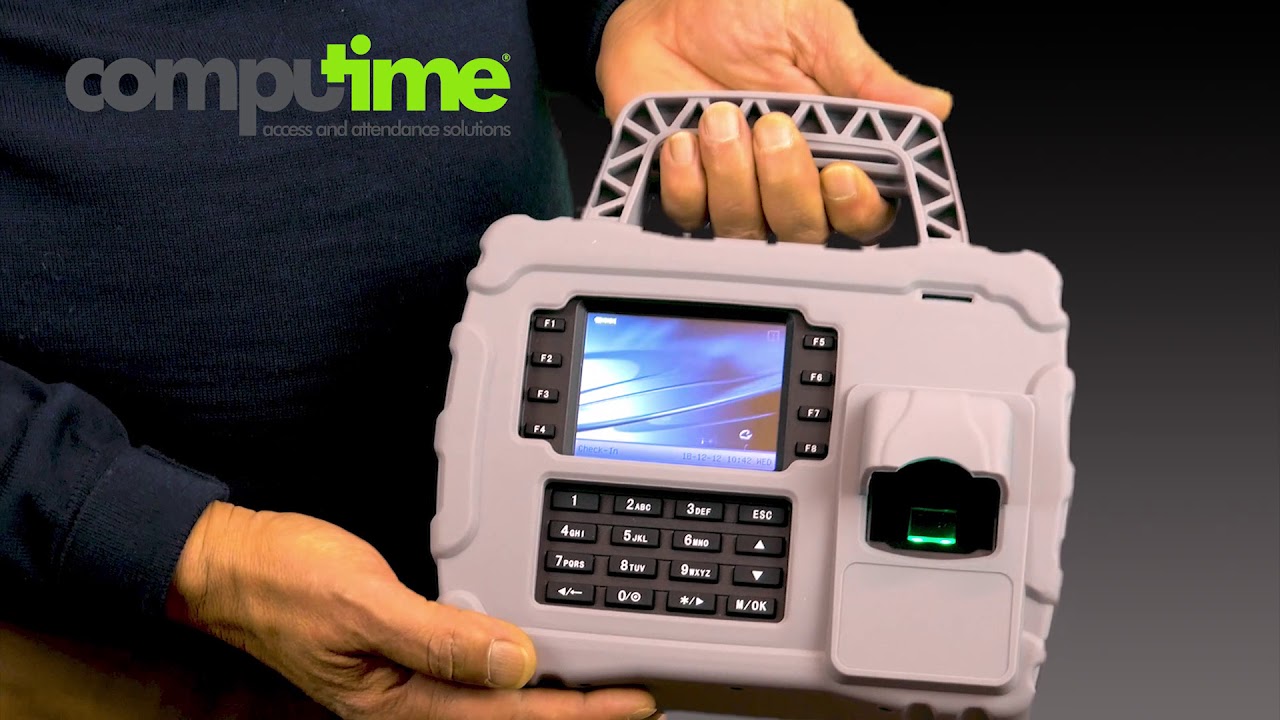 How durable is the battery operated clocking in machine?