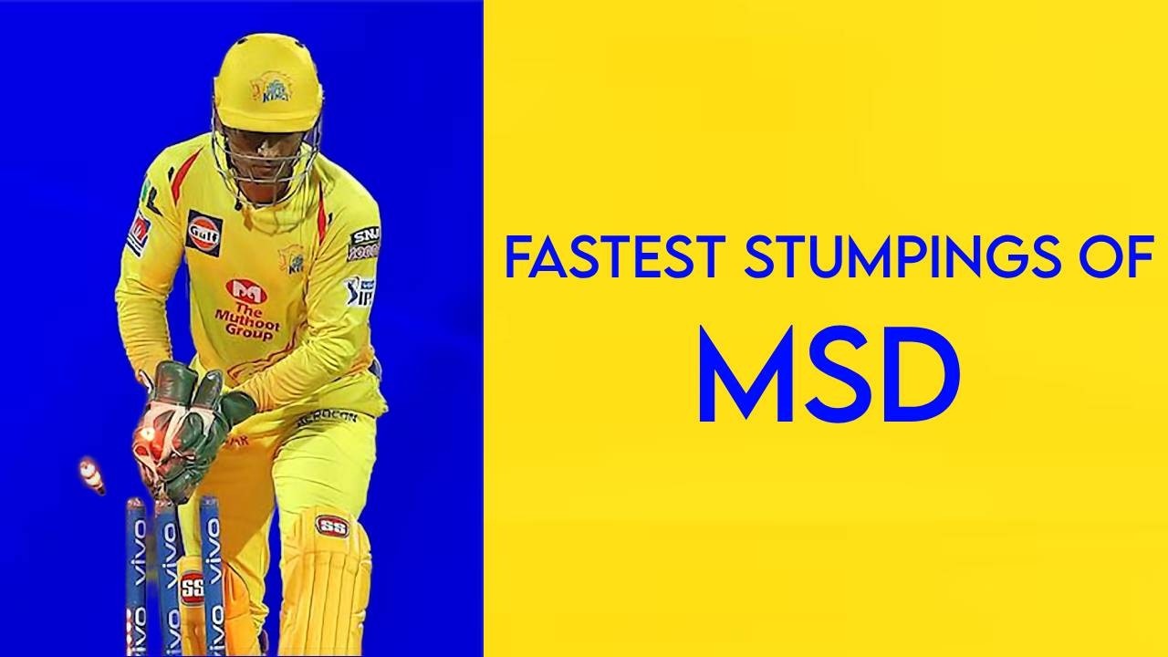 FASTEST MS DHONI STUMPINGS