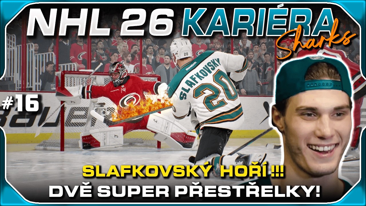 Slafkovský Hoří! Nádherné Přestřelky a Zase Zranění #16 | NHL 26 CZ Let's Play (Kariéra / Franchise)