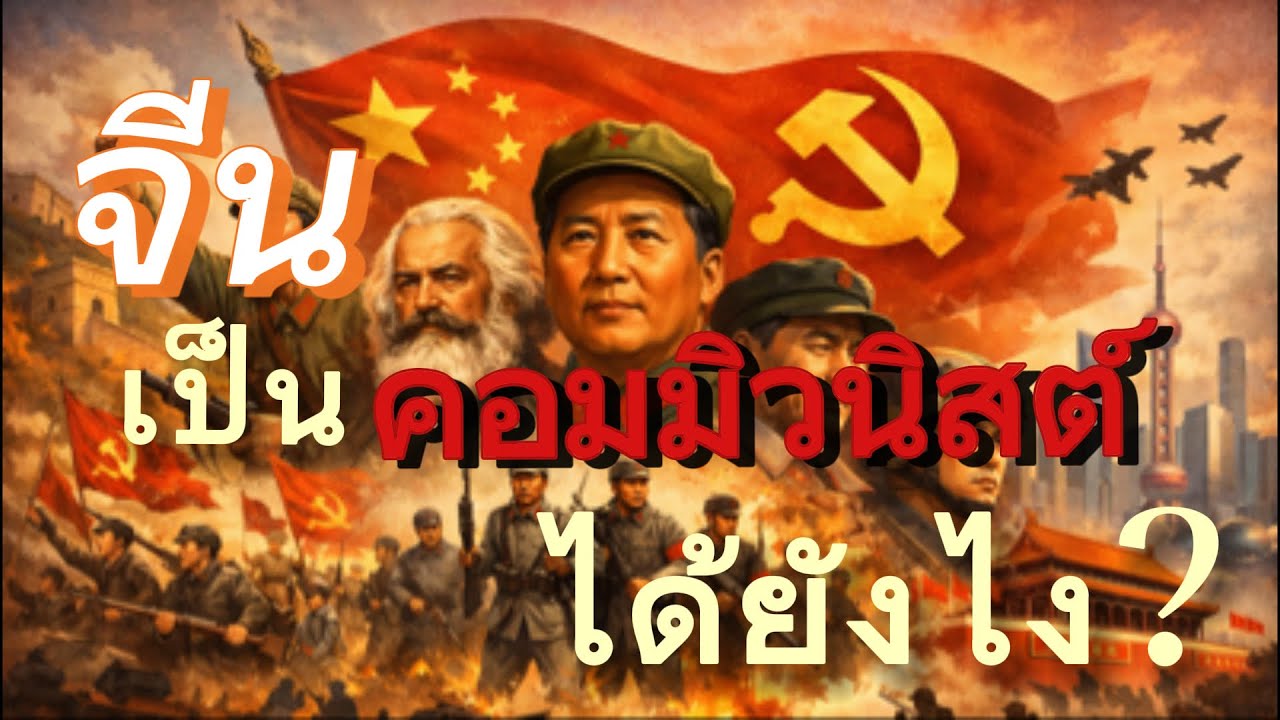 ทำไมจีนถึงกลายเป็นคอมมิวนิสต์ | ประวัติศาสตร์จีนก่อน–หลังการเปลี่ยนแปลง ใน 8 นาที