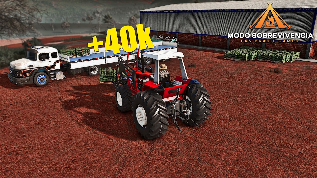 Iniciando do zero no modo sobreviv&ecirc;ncia #20 | Iniciando as mudan&ccedil;as | Farming simulator 25