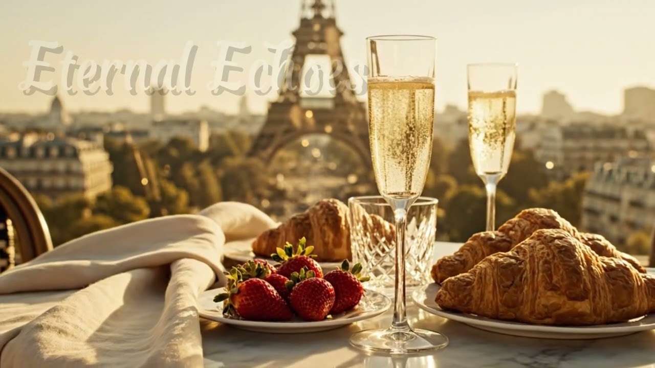 Champagne Over Paris 🥂 | With Heavy Reverb | Luxurious Morning Atmosphere.