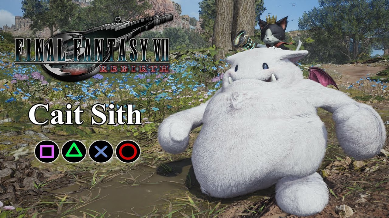 【Final Fantasy VII Rebirth】Cait Sith's Moveset | Abilities, Skills & Limit Break Showcase