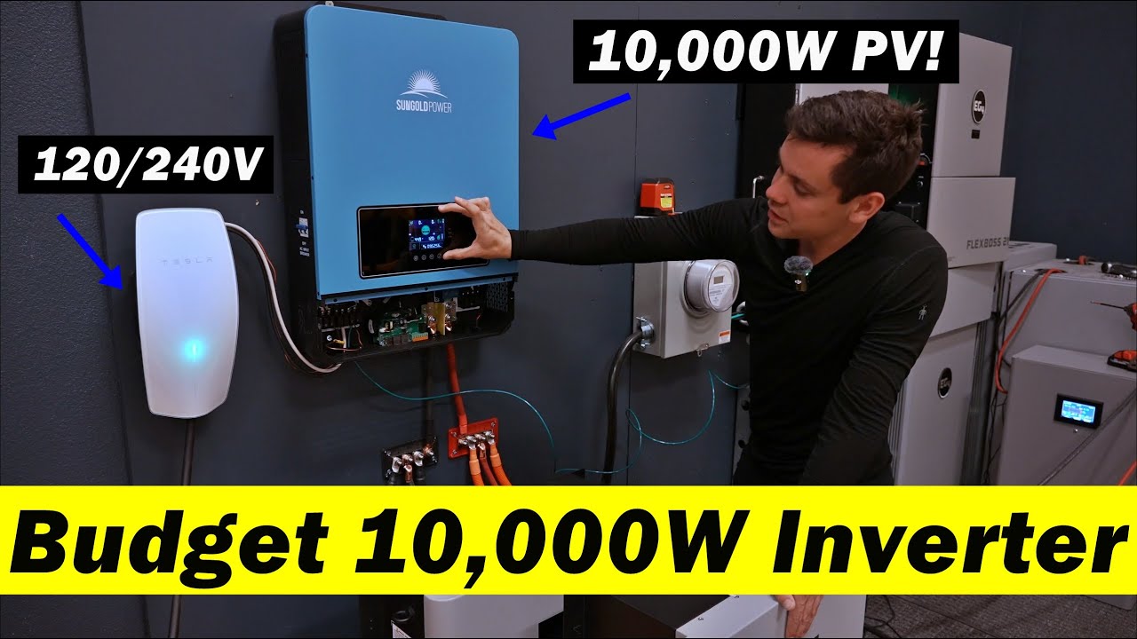 10,000W 120/240V Inverter for $1,690!? First Week w/ 200kWh EV Charging