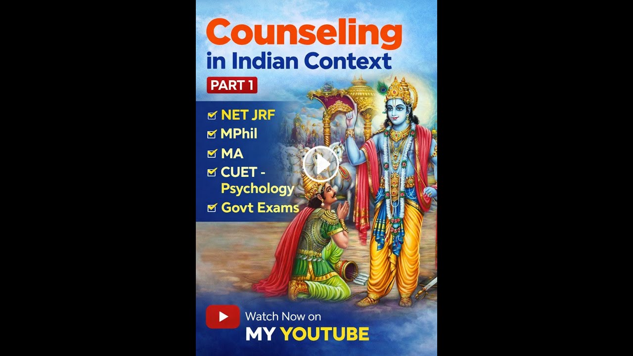 COUNSELLING IN INDIAN CONTEXT