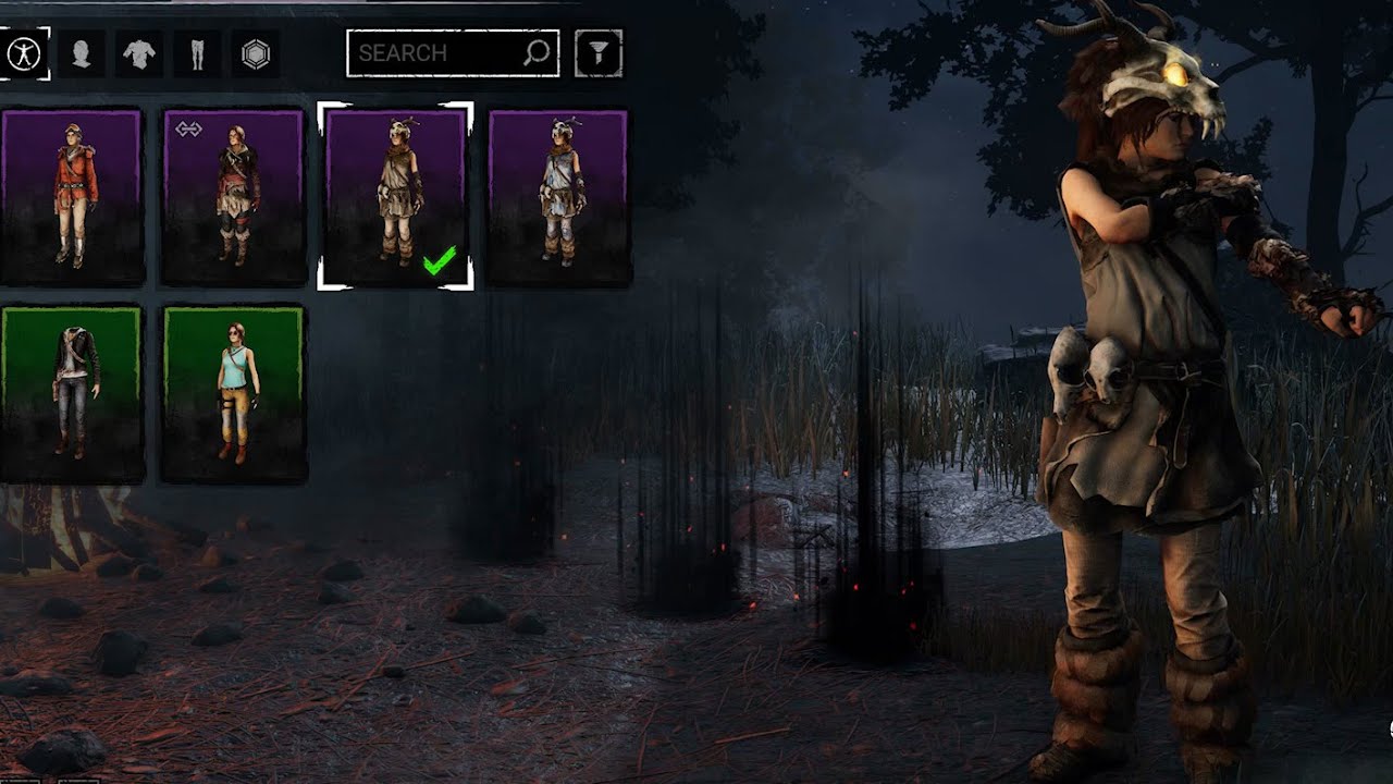 Wraithskin Lara Croft Gameplay - Dead by Daylight