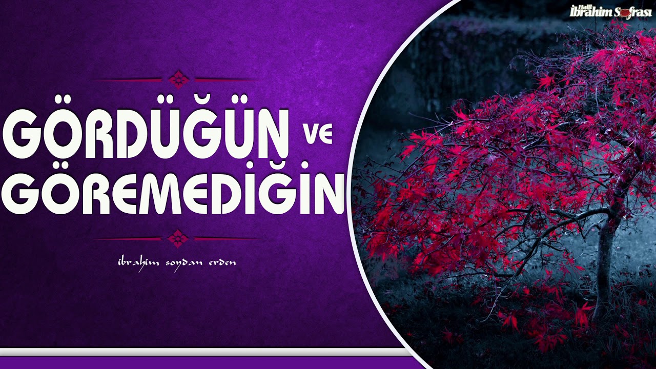 Gördüğün ve Göremediklerin | İbrahim Soydan Erden | 11.04.2020