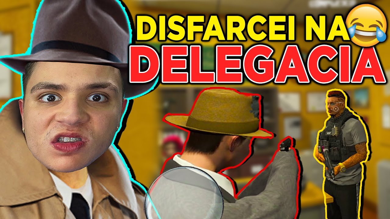 ME DISFARCEI NA DELEGACIA no GTA RP 😂 (Paulinho o LOKO)