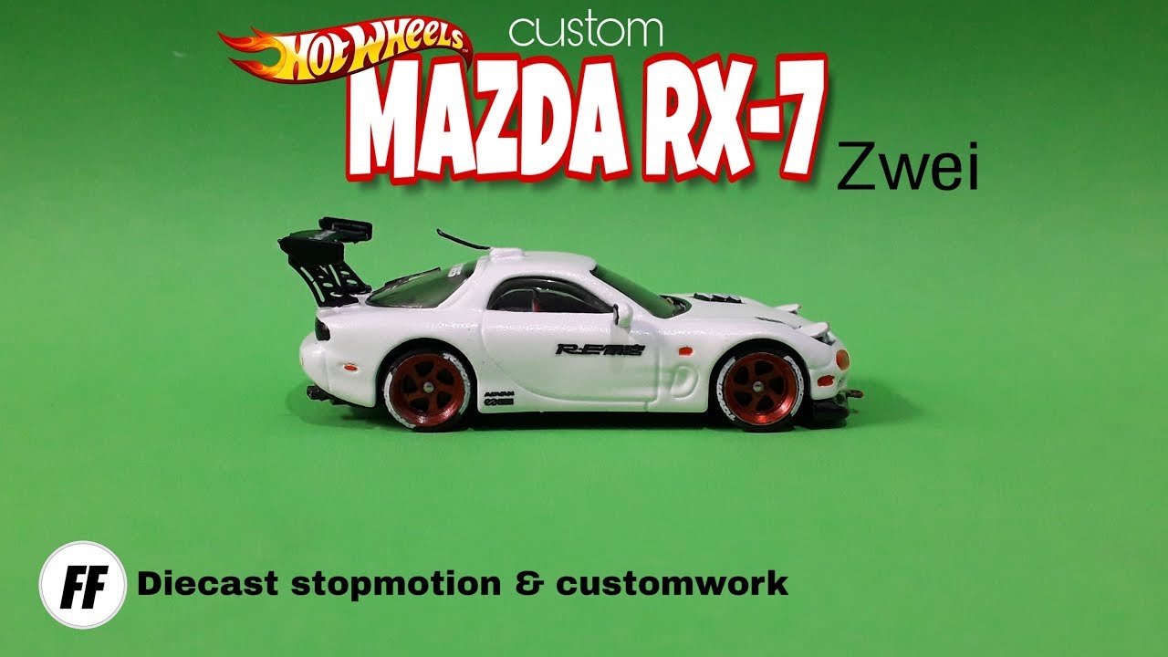 Mazda RX7 Street Style Custom Hot Wheels